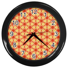 Cute Pretty Elegant Pattern Wall Clocks (black)