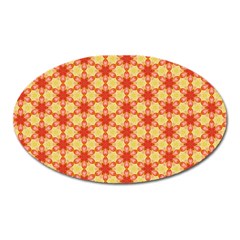 Cute Pretty Elegant Pattern Oval Magnet