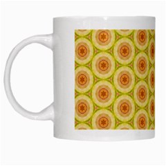 Cute Pretty Elegant Pattern White Mugs