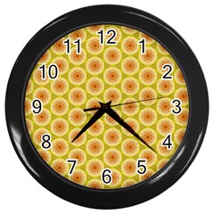 Cute Pretty Elegant Pattern Wall Clocks (black)