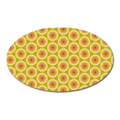 Cute Pretty Elegant Pattern Oval Magnet