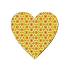 Cute Pretty Elegant Pattern Heart Magnet