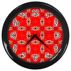 Cute Pretty Elegant Pattern Wall Clocks (black)