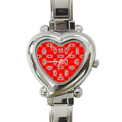 Cute Pretty Elegant Pattern Heart Italian Charm Watch