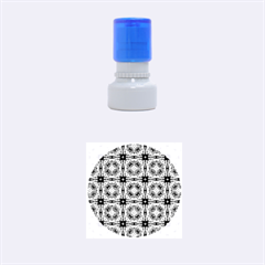 Cute Pretty Elegant Pattern Rubber Round Stamps (small)