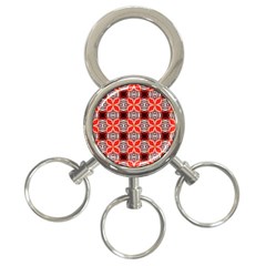 Cute Pretty Elegant Pattern 3-ring Key Chains