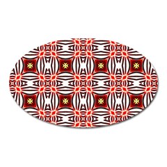 Cute Pretty Elegant Pattern Oval Magnet