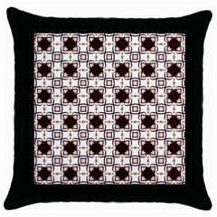 Cute Pretty Elegant Pattern Throw Pillow Cases (black)