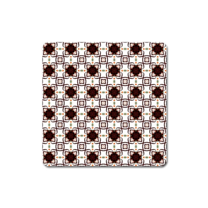 Cute Pretty Elegant Pattern Square Magnet