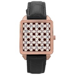 Cute Pretty Elegant Pattern Rose Gold Watches