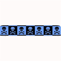 Blue Skull Checkerboard Small Bar Mats