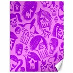 Purple Skull Sketches Canvas 36  x 48   35.26 x46.15  Canvas - 1