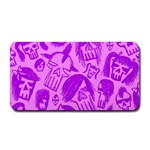 Purple Skull Sketches Medium Bar Mats 16 x8.5  Bar Mat