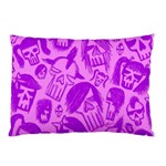 Purple Skull Sketches Pillow Cases (Two Sides) Front