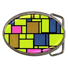 Squares And Rectangles Belt Buckle