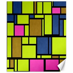 Squares And Rectangles Canvas 8  X 10  by LalyLauraFLM