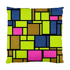 Squares And Rectangles Standard Cushion Case (two Sides)