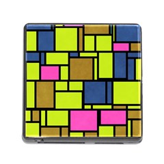 Squares And Rectangles Memory Card Reader (square)