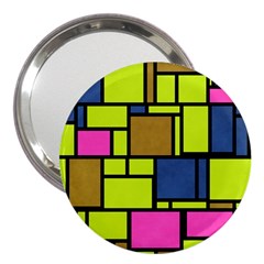 Squares And Rectangles 3  Handbag Mirror