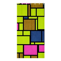 Squares And Rectangles	shower Curtain 36  X 72 