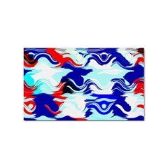 Wavy Chaos Sticker (rectangular)