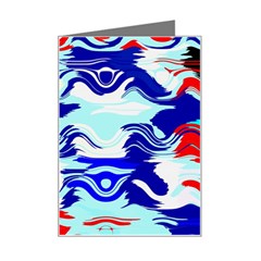 Wavy Chaos Mini Greeting Card by LalyLauraFLM