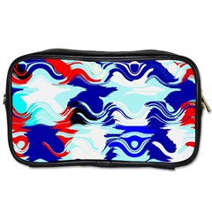 Wavy Chaos Toiletries Bag (one Side)