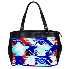 Wavy Chaos Oversize Office Handbag (2 Sides)