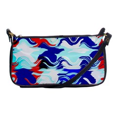 Wavy Chaos Shoulder Clutch Bag