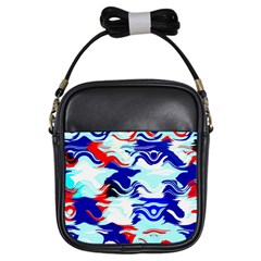 Wavy Chaos Girls Sling Bag