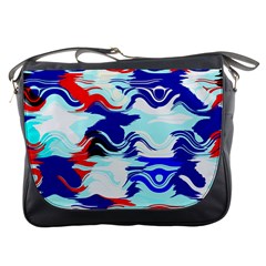 Wavy Chaos Messenger Bag