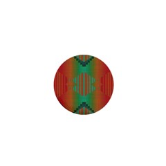 Striped Tribal Pattern 1  Mini Magnet