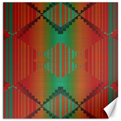 Striped Tribal Pattern Canvas 16  X 16 