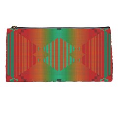 Striped Tribal Pattern Pencil Case