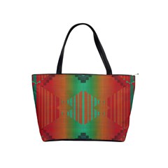 Striped Tribal Pattern Classic Shoulder Handbag