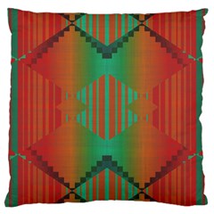 Striped Tribal Pattern Large Cushion Case (two Sides)