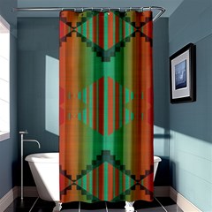 Striped Tribal Pattern	shower Curtain 36  X 72 