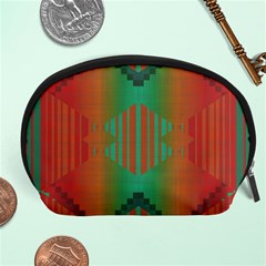 Striped Tribal Pattern Accessory Pouch