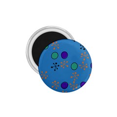 Circles And Snowflakes 1 75  Magnet by LalyLauraFLM