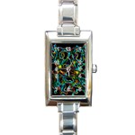 Soul Colour Rectangle Italian Charm Watches Front