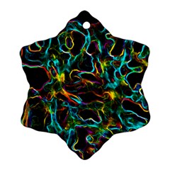 Soul Colour Snowflake Ornament (2-side) by InsanityExpressedSuperStore