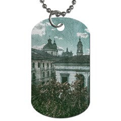 Colonial Architecture At Historic Center Of Bogota Colombia Dog Tag (two Sides)