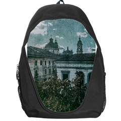 Colonial Architecture At Historic Center Of Bogota Colombia Backpack Bag by dflcprints