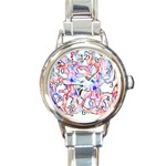 Soul Colour Light Round Italian Charm Watches Front