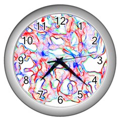 Soul Colour Light Wall Clocks (silver) 