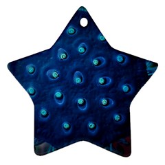 Blue Plant Ornament (star)  by InsanityExpressedSuperStore