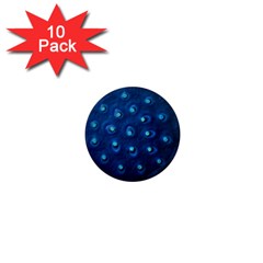 Blue Plant 1  Mini Magnet (10 Pack) 