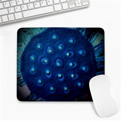 Blue Plant Large Mousepads