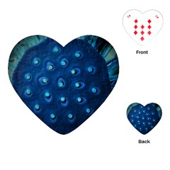 Blue Plant Playing Cards (heart)  by InsanityExpressedSuperStore