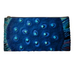 Blue Plant Pencil Cases